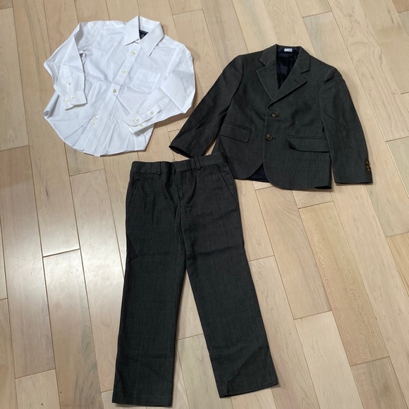 Brooks Brothers boys pants blazer suit & white dress shirt